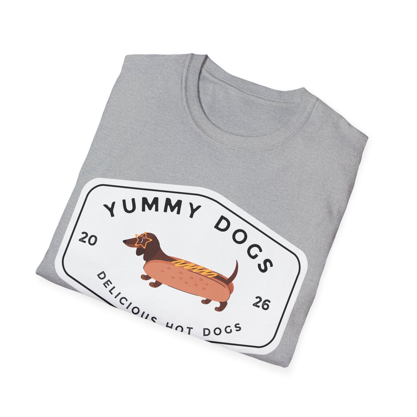 Yummy Dogs T-Shirt — Dachshund Hot Dog Tee