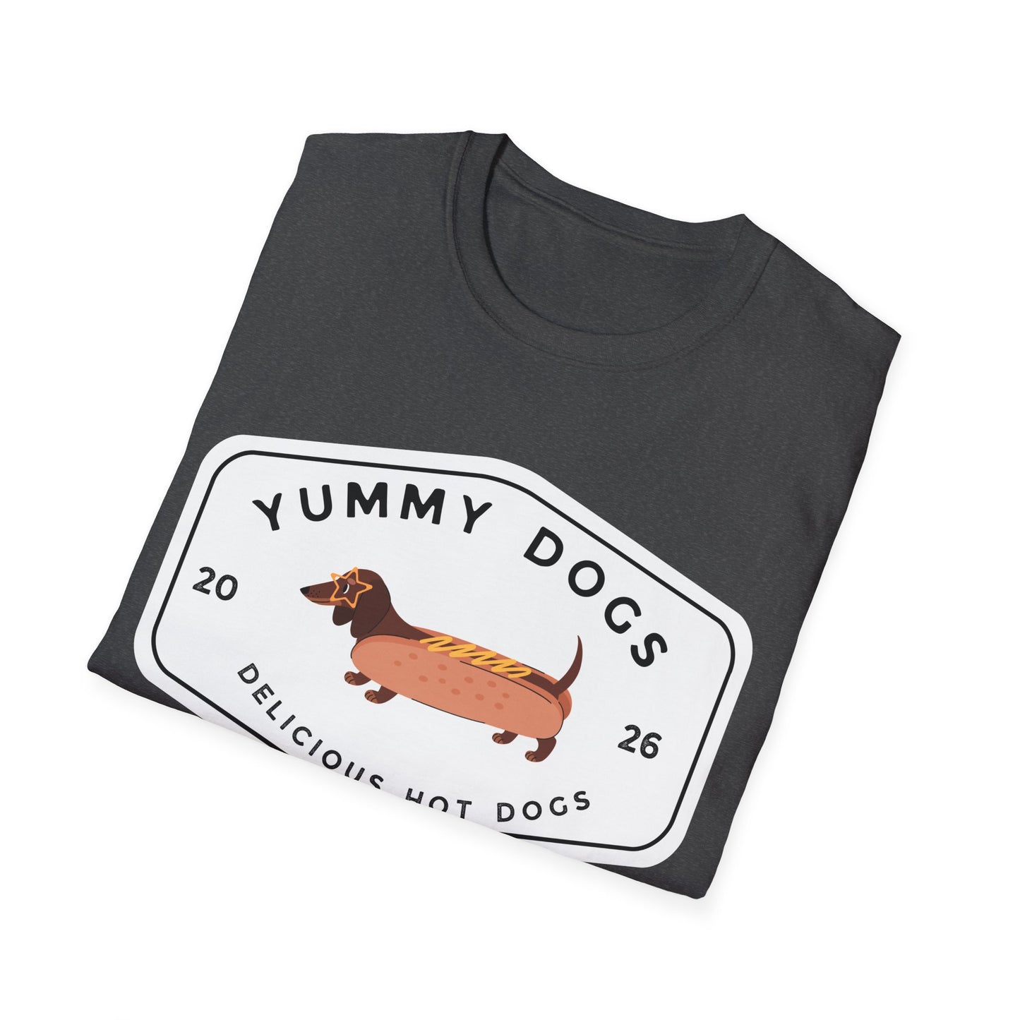 Yummy Dogs T-Shirt — Dachshund Hot Dog Tee