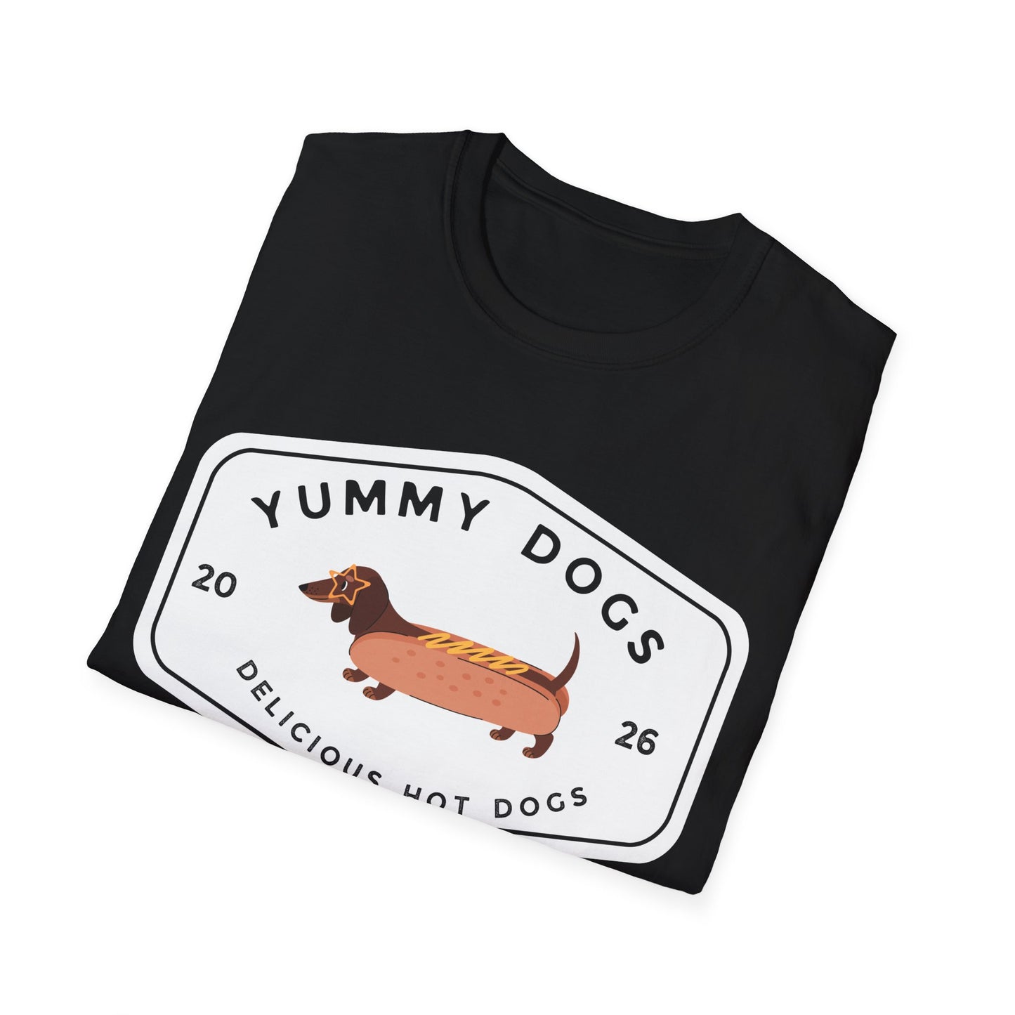 Yummy Dogs T-Shirt — Dachshund Hot Dog Tee