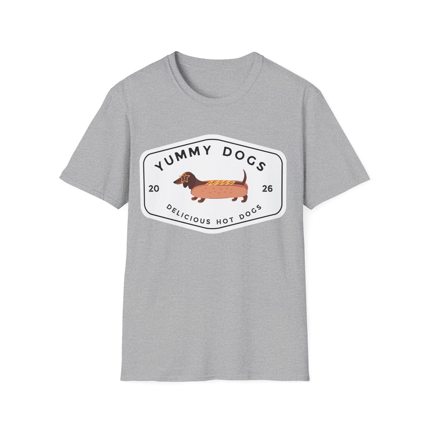Yummy Dogs T-Shirt — Dachshund Hot Dog Tee