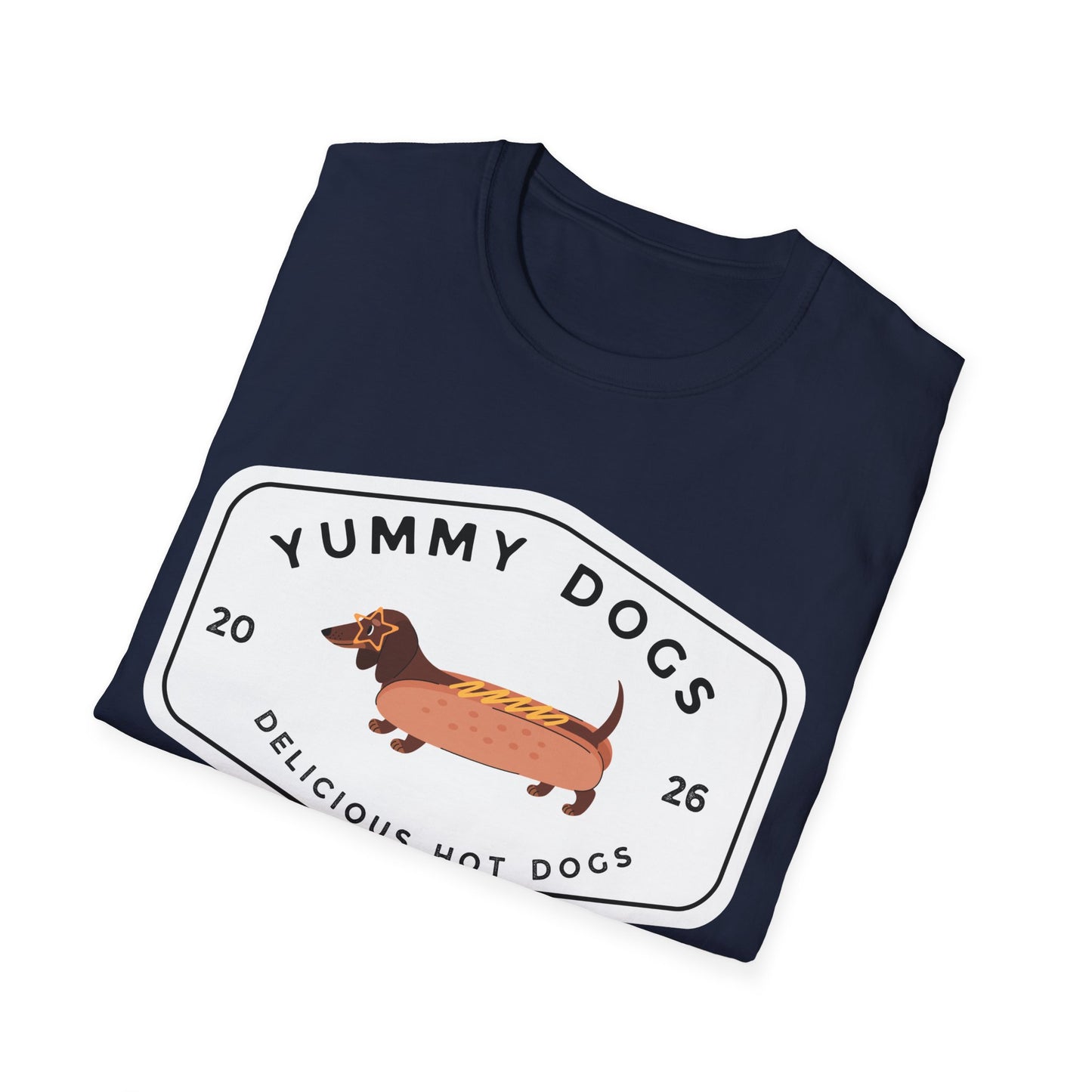 Yummy Dogs T-Shirt — Dachshund Hot Dog Tee