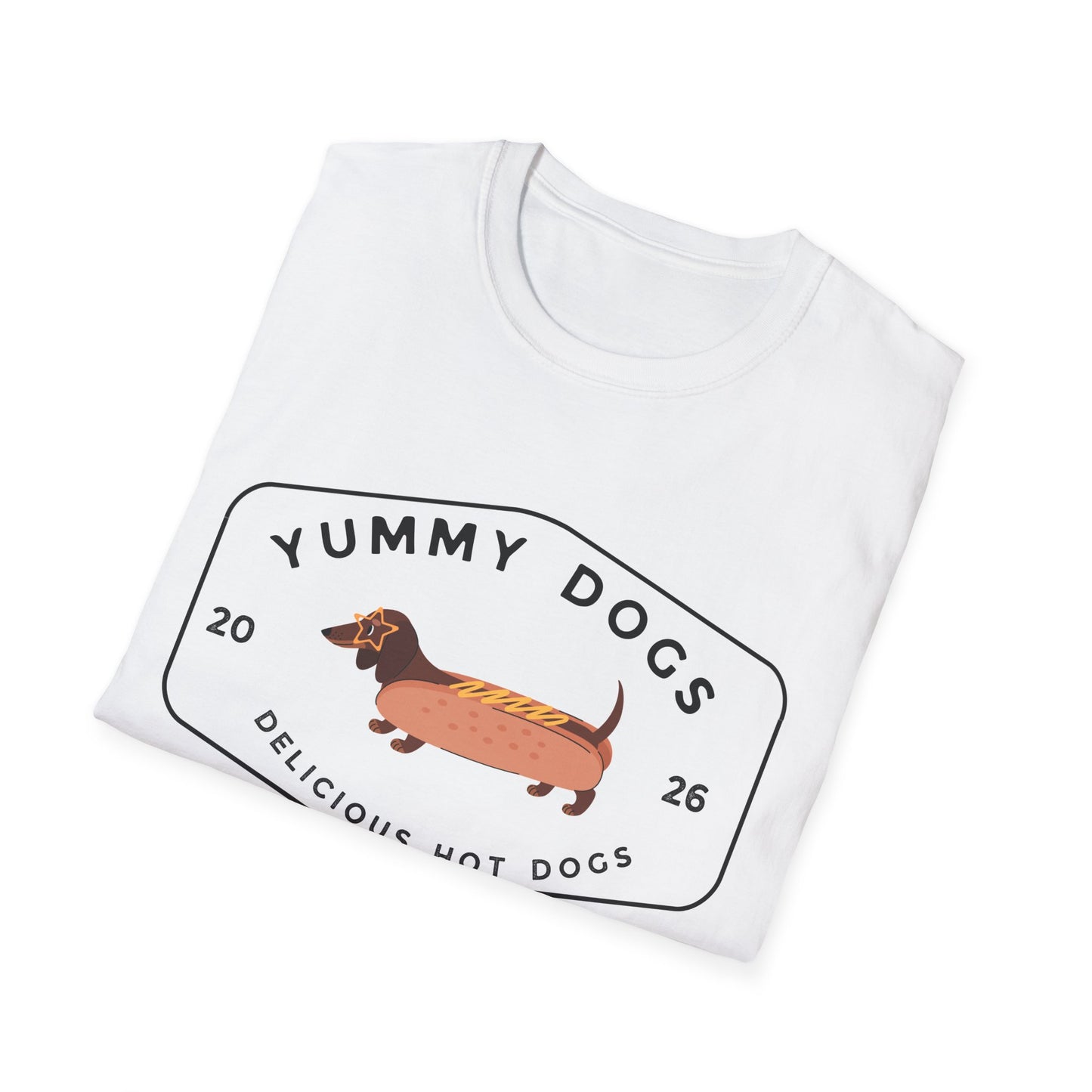 Yummy Dogs T-Shirt — Dachshund Hot Dog Tee