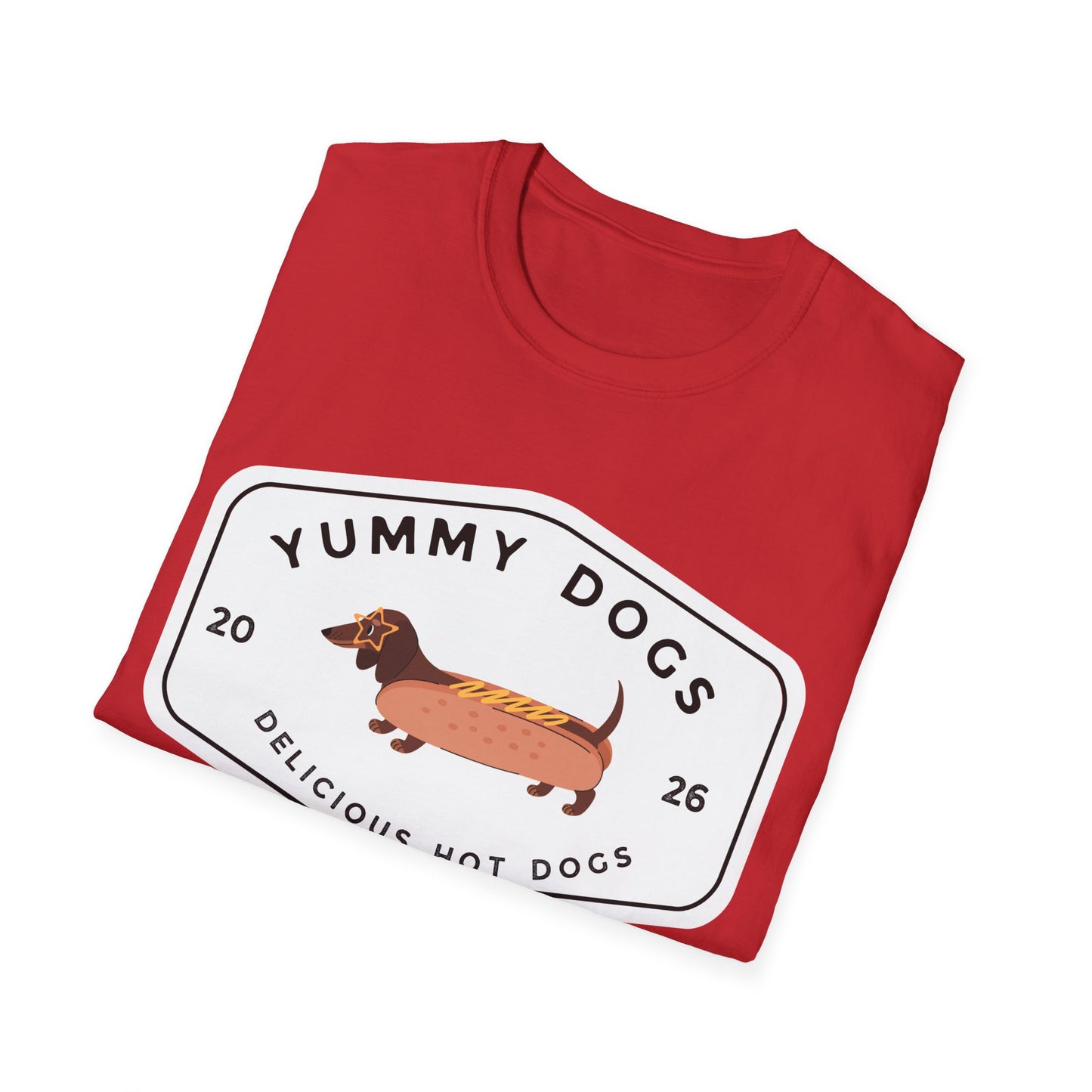 Yummy Dogs T-Shirt — Dachshund Hot Dog Tee